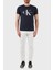 Calvin Klein Erkek Core Monogram Slim Lacivert T-Shirt 4