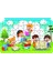Okuma Zamanı 54 Parça Ahşap Çocuk Puzzle Yapboz 1