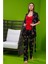 23105 Kadın Desenli Sabahlıklı Pijama Takım 3