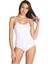 6'lı Paket 0148 Ip Askılı Likralı Çıtçıtlı Kancalı Kadın Body Beyaz 1