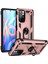 Xiaomi Redmi Note 11T 5g Kılıf Çift Katmanlı Yüzüklü Manyetik Vega Kapak + Tam Kaplayan 6d Nano Ekran Koruyucu 1
