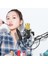 Kondenser Mikrofon Seti Cardioid Mic Streaming Studio Studio Kayıt Için Set Ses Ses Kartlı (Yurt Dışından) 4