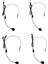 Xlr 3 Pin Kondenser Kulaklık Mikrofon ve Boom Mic Siyah Xlr 3pın (Yurt Dışından) 2