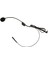 Mini 3.5mm 1/8 "mono Jack Sağ Açı Kulakhano Headworn Earset Mikrofon 3.5mm Dik Açı (Yurt Dışından) 4