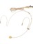 Earhook Mini Xlr Kulaklık Mikrofon Parçaları Bej 3pin Için Kafa Monte (Yurt Dışından) 1