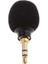 Mini 3.5mm Stereo Ses Mike Megafon Mikrofon Sünger Kol 3.5mm Stereo Fiş Siyah (Yurt Dışından) 2