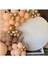 Krom Gold Karamel ve Ten Balon Balon Seti 100 Adet+5 mt Balon Zinciri 1