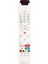 Vestel Uyumlu RCA343140P Youtube-Netflix-Prime Video Tuşlu Lcd-Led Tv Kumanda Beyaz 1