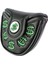 Golf Putter Kapak Kafası Kapakları Pu Deri Mallet Atıcı Headcover Dolar Desenler Siyah Yeşil (Yurt Dışından) 1