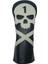 Kafatası Golf Başkanı Kapak Fairway Hibrid Sürücü Ahşap Kulübü Headcover Sleeve Guard No.1 (Yurt Dışından) 3