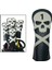 Kafatası Golf Başkanı Kapak Fairway Hibrid Sürücü Ahşap Kulübü Headcover Sleeve Guard No.1 (Yurt Dışından) 4