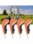 4x Kalın Golf Hibrid Kulübü Kafa Değiştirilebilir No.tag Kafa Kapak Turuncu ile Kapakları (Yurt Dışından) 5