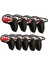 9 Adet Shark Pu Golf Demir Headcover Golf Kulübü Başkanı Koruyucu Aksesuar Siyah Kapakları (Yurt Dışından) 2