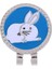 Alaşım Yaratıcı Çince Zodyak Tavşan Golf Şapka Klip Manyetik Ball Marker Tavşan ile (Yurt Dışından) 2