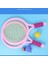 Çocuklar Plastik Badminton Tenis Raketleri Top Seti Bahçe Sporları Oyuncaklar Hediyeler Pembe (Yurt Dışından) 3
