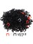 1 Kutu / 2000 Parça Evrensel Badminton Raket / Raket Koruyucu Grommets Siyah Karışık (Yurt Dışından) 1