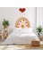 Heart Yatak Başı Bas Kes Duvar Sticker 1