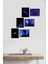 Blue 6 Parça Mdf Tablo 1
