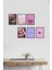 Pink 6 Parça Mdf Tablo 1