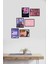 Pink 6 Parça Mdf Tablo 1