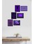 Purple 6 Parça Mdf Tablo 1