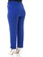 Büyük Beden Beli Yanlardan Lastikli Fermuarlı Paçası Yırtmaçlı Indigo Pantolon 3
