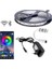 Bluetooth Rgb Şerit LED 5050 3 Çip Tak Çalıştır Set 10 Metre-Dış Mekan (Slikonlu) 1