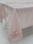 Elegant Lüx Dantelli Monoray Kumaş Pudra Masa Örtüsü Dikdörtgen 170x230 cm - 1025 4