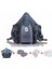 7502 Yarım Yüz Maskesi + 3m 6059 Abek Filtre + 3m 5935 P3 Filtre +K501 Kapak 1