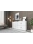 Dolapli Çekmeceli Sifonyer Beyaz 130 cm SFN-1028-Ç 1