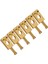 6 Adet 10.5X20MM Pirinç Altın Elektro Gitar Köprü Kilitli Eyer St Gitar Altın Için (Yurt Dışından) 2