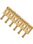 6 Adet 10.5X20MM Pirinç Altın Elektro Gitar Köprü Kilitli Eyer St Gitar Altın Için (Yurt Dışından) 4