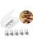 8 Adet Metal Gitar Parmak Picks Bas Gitar Banjo Fingerpicks Plectrums Gümüş Orta (Yurt Dışından) 3