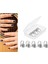 8 Adet Metal Gitar Parmak Picks Bas Gitar Banjo Fingerpicks Plectrums Gümüş Orta (Yurt Dışından) 4