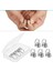 8 Adet Metal Gitar Parmak Picks Bas Gitar Banjo Fingerpicks Plectrums Gümüş Orta (Yurt Dışından) 5