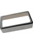 1x Pirinç Humbucker Pickup Kapak Lp Elektro Gitar Parçaları Chrome Için Açık (Yurt Dışından) 5