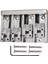 1 Set Demir 4 Dize Elektrik Bas Yedek Köprü Tailpieces 84 x 55MM (Yurt Dışından) 2
