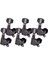 6x Akustik Elektro Gitar Dize Tuning Pegs Makine Kafaları Tuner 6r Siyah (Yurt Dışından) 5