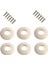 6 Adet Plastik Ferrules Gitar Tuning Pegs Makine Kafaları Için Contası (Yurt Dışından) 1