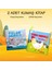 2 Kitap Tox Ingilizce Kutup Hayvanları ve Çiftlik Hayvanları Kumaş Sessiz Kitap E125 E119 - Bez Kitap , Eğitici Oyuncak , Yumuşak ve Hışırtılı 2