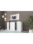 Dolapli Konsol Beyaz 130 cm KNS-1030-Ç 3