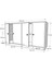 Dolapli Konsol Beyaz 130 cm KNS-1030-Ç 4