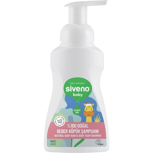 Siveno Bebek Köpük Şampuan 250ml