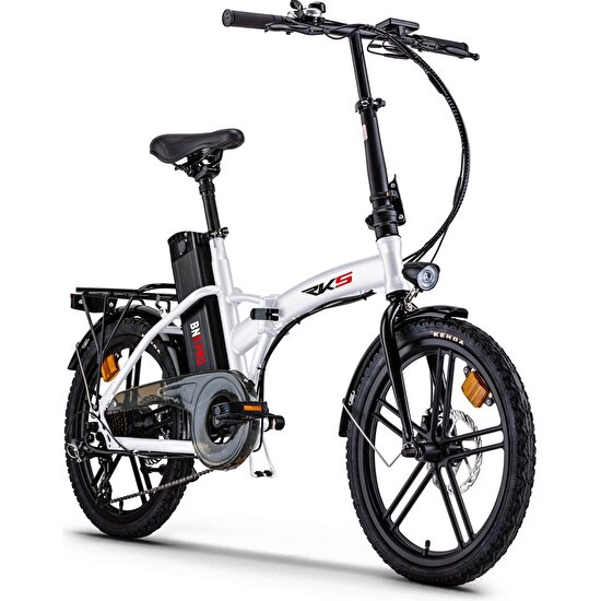 RKS Elektrikli Bn5 Pro Katlanabilir Bisiklet Beyaz
