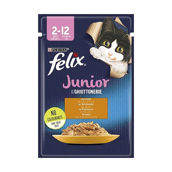 Felix Junior Tavuklu Yavru Kedi Pouch 26X85 gr