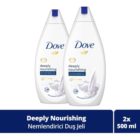 Dove Deeply Nourishing Nemlendirici Duş Jeli 500 Ml X2