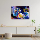 Art of Wall Artofwalldesign ''yaşam Geometrisi'' Cam Tablo Uv