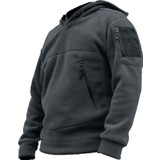 Genıus Store Erkek Polar Outdoor Kapşonlu Kombat Tactical Cepli Polar