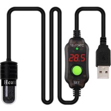 Cadia USB Akvaryum Balık Tankı Isıtıcı Isıtma Çubuğu Dalgıç Termostat Isıtıcı  (Yurt Dışından)