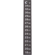 Cadia 10 Adet Akvaryum Dijital Termometre Sıcaklık Sticker Su Deposu Için (Yurt Dışından)